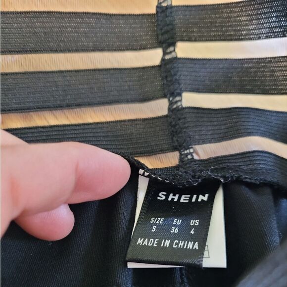🤸♀️3 for 12🤸♂️ Shein Sheer Leggings Small - Picture 4 of 5